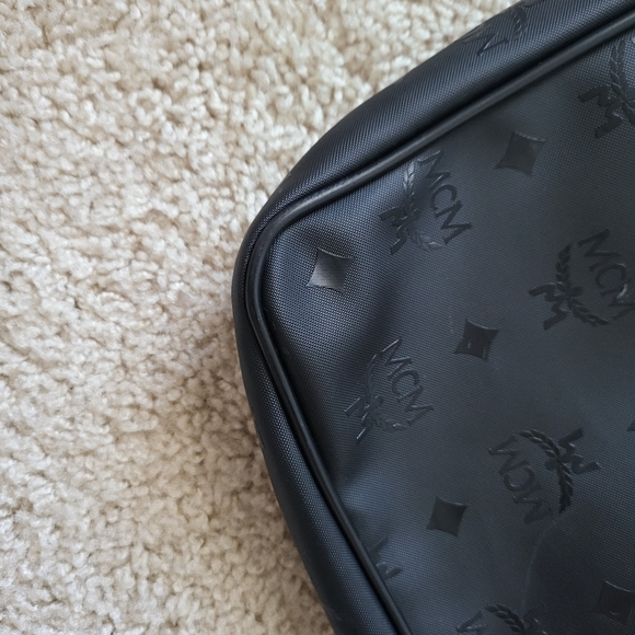 Vintage MCM Logo Monogram Shopper Tote Bag - Picture 10 of 11